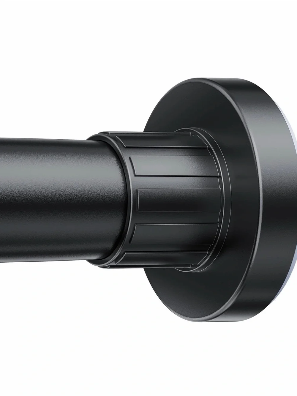 🚿🖤 Ausemku Heavy-Duty Adjustable Tension Shower Curtain Rod – Black (32–80”)